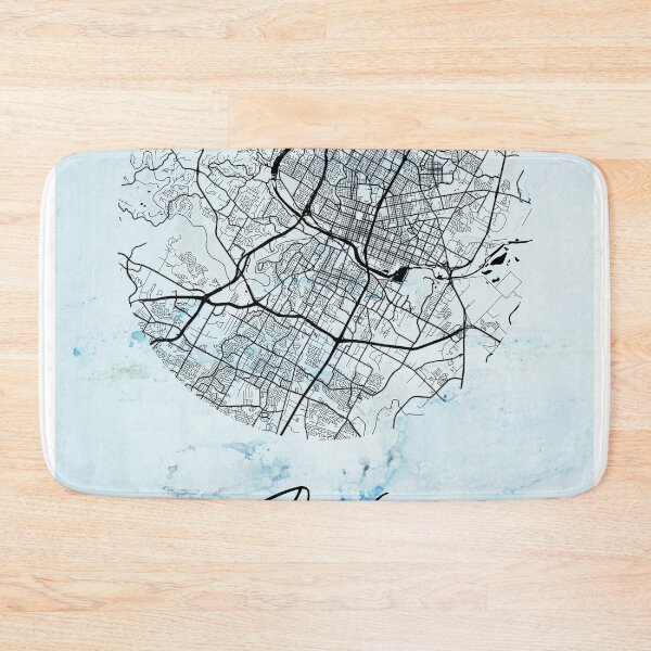 Item preview, Austin - Texas Alpha Watercolor Map designed and sold by WatercolorMap.