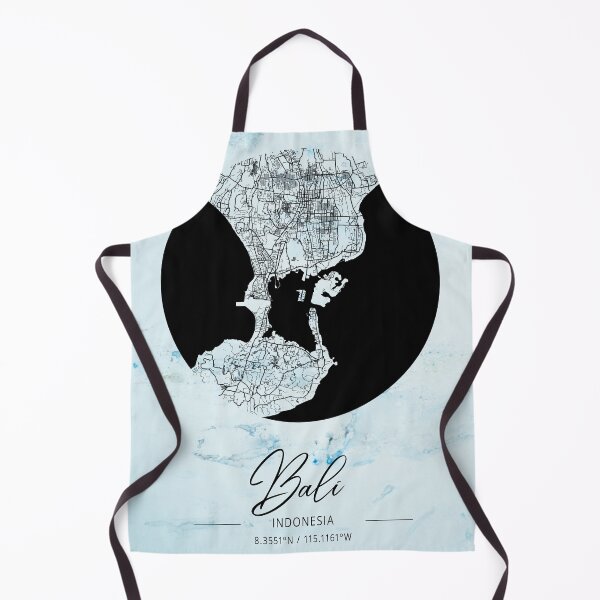 Item preview, Bali - Indonesia Alpha Watercolor Map designed and sold by WatercolorMap.