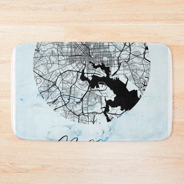 Item preview, Baltimore - Maryland Alpha Watercolor Map designed and sold by WatercolorMap.