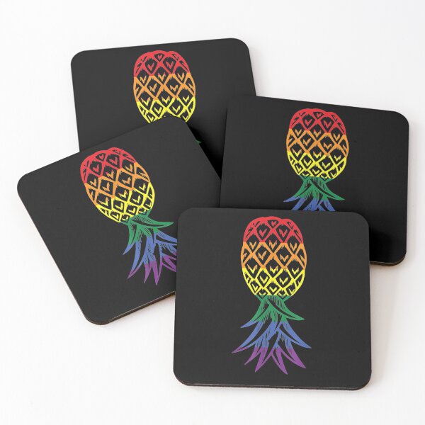 Item preview,  Pineapple Upside Down Rainbow Lgbt Singer designed and sold by donnagia.