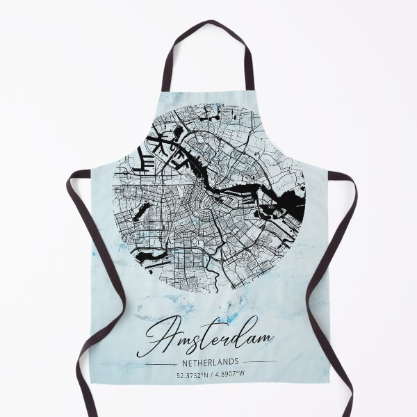 Item preview, Amsterdam - Netherlands Alpha Watercolor Map designed and sold by WatercolorMap.