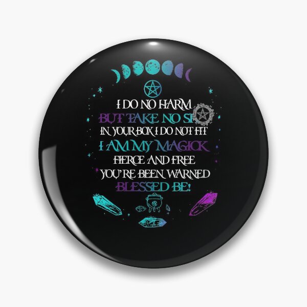 Item preview, I do no harm but take no in your book I'm my magick You are been warned Bless be designed and sold by MaiiShop.