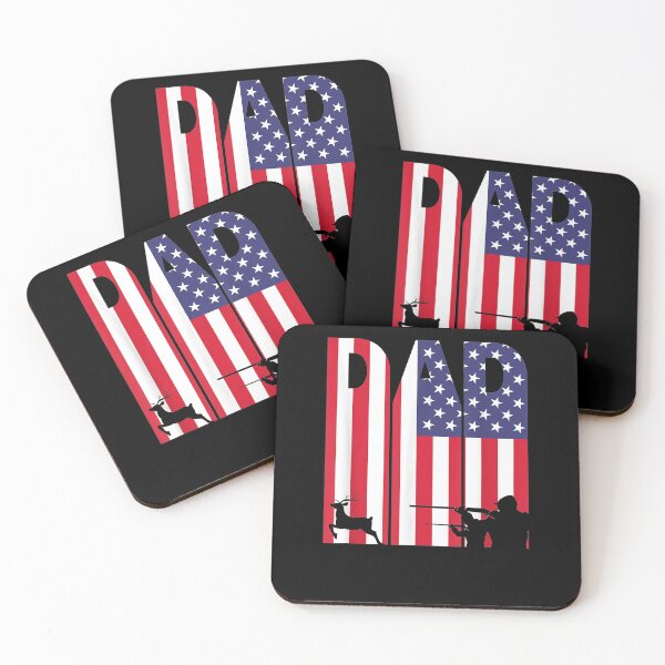 Item preview,  Fathers Deer Hunting American Flag Patriotic designed and sold by donnagia.