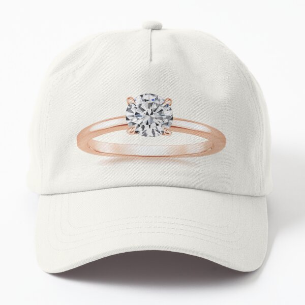 #Engagement #ring #yellow #gold diamond Dad Hat