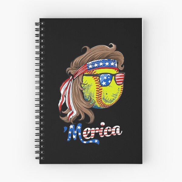 Item preview,  Kids Softball Mullet July American Flag Merica Girls designed and sold by dianev79.