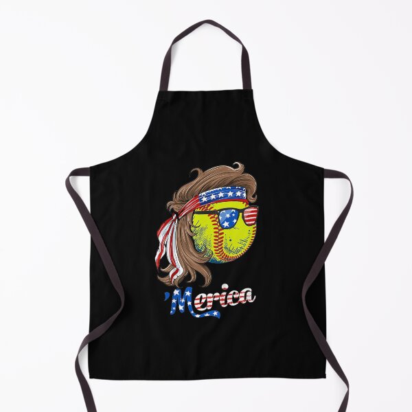 Item preview,  Kids Softball Mullet July American Flag Merica Girls designed and sold by dianev79.