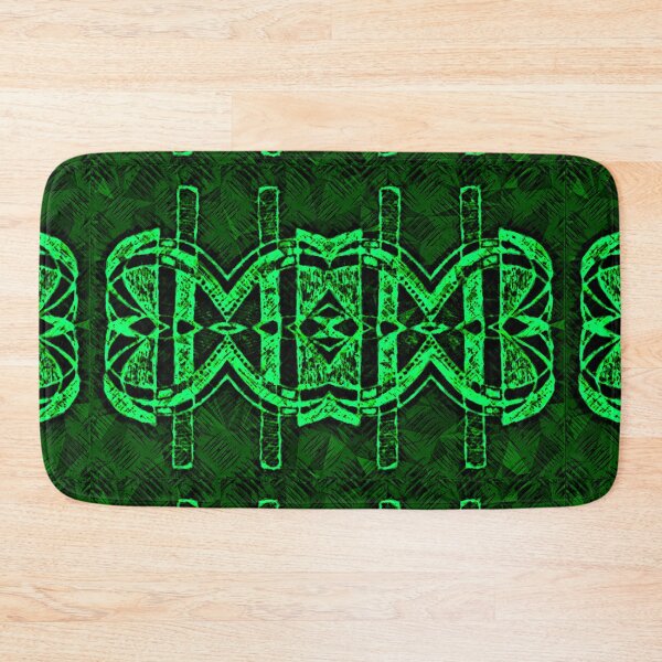 Item preview, African Wax Style Abstract Pattern Fabric Design - Green designed and sold by Tony Cisse.