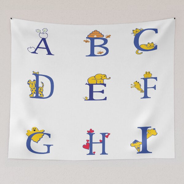 Item preview, Alphabet With Elephant- Awesome Letter  designed and sold by RED FIR.