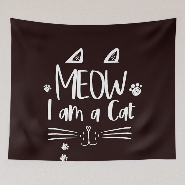 Item preview, Meow I am a Cat Halloween designed and sold by TheHumbleLemon.