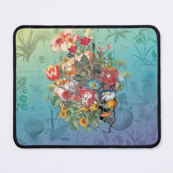 Item preview, Floriated Pixel Skull Junk designed and sold by Paul Summerfield.