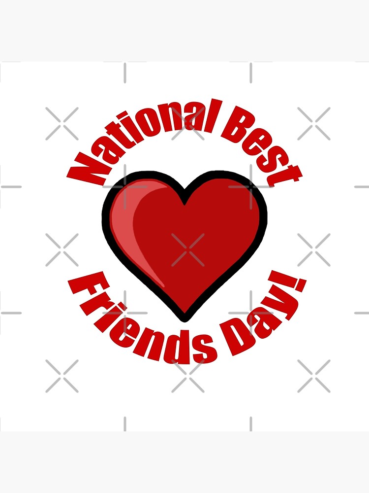 "National Best Friends Day!" Poster by blakcirclegirl Redbubble