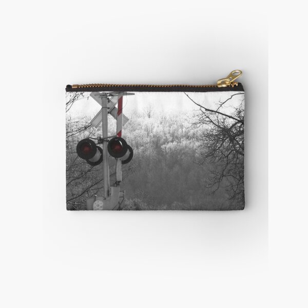 Item preview, Rail road tracks in winter designed and sold by Irene Kenyon.