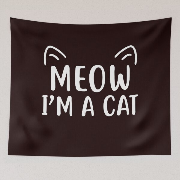 Item preview, Meow I'm A Cat - Halloween designed and sold by TheHumbleLemon.
