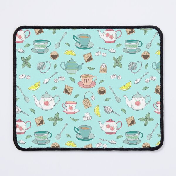 Item preview, British Tea Party Vintage Teacups Pattern designed and sold by HotHibiscus.