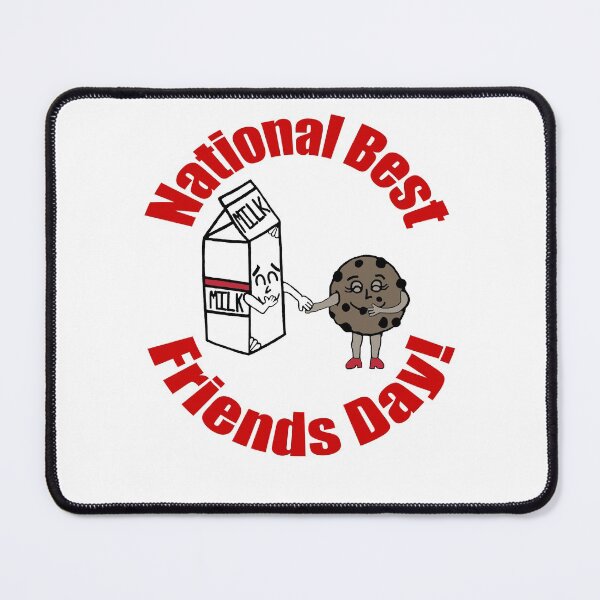Item preview, National Best Friends Day Milk and Cookies designed and sold by blakcirclegirl.