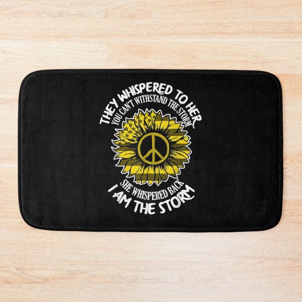 Item preview,  They Whispered Cant Withstand Storm Sunflower designed and sold by donnagia.