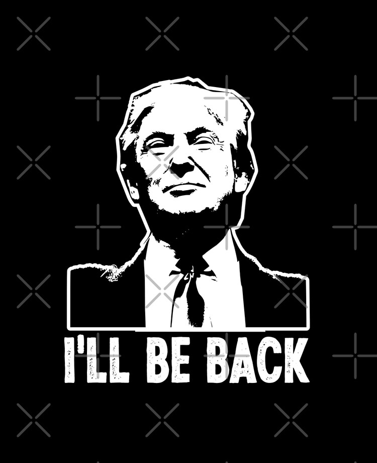 President Trump I'll Be Back 2024 Election" iPad Case & Skin for Sale by  Nxnxyxw | Redbubble