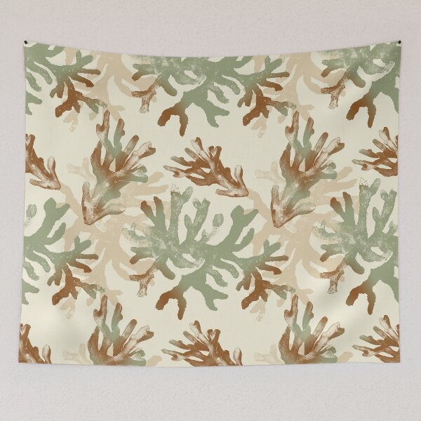 Item preview, Sea Coral reefs print designed and sold by RSDigitalPrintDesign.