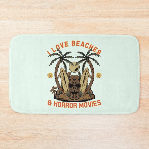 Item preview, I love beaches and horror movies designed and sold by SidTastic .