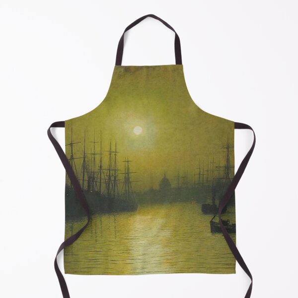 Item preview, John Atkinson Grimshaw, Nightfall on the Thames, 1880 designed and sold by Art Outlaws.