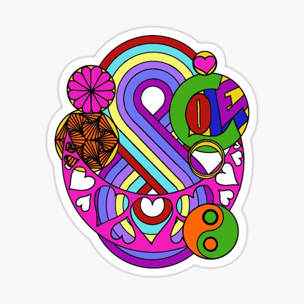 DejaLulu Love Mandala Sticker