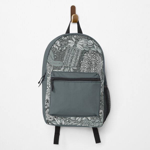 Item preview, Australian Natives Botanical Pattern - Greyscale designed and sold by Charlotte Weaver.