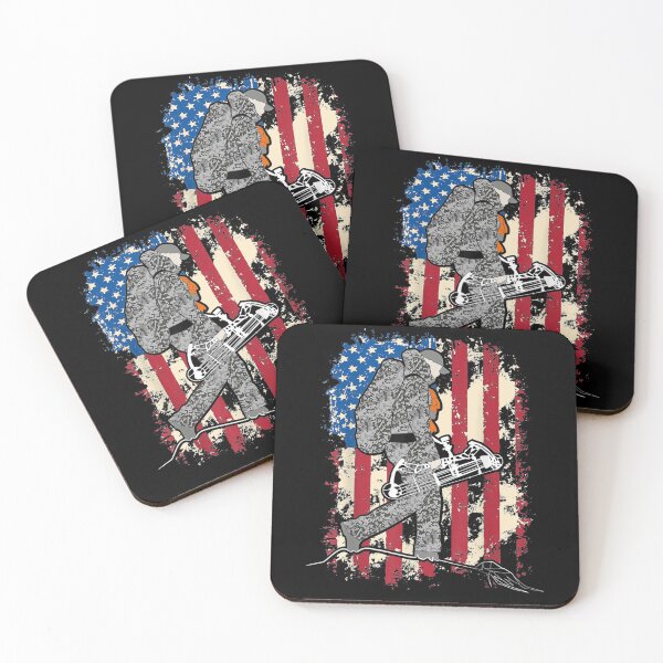 Item preview,  Deer Hunting Camo Archery Gift American Flag Camouflage designed and sold by donnagia.