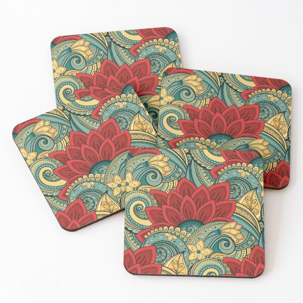 Item preview, Paisley Print with Vintage Floral Motifs designed and sold by lissantee.
