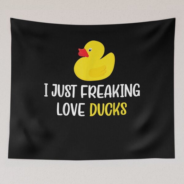 Item preview,  Just Freaking Love Ducks Rubber Duck designed and sold by donnagia.