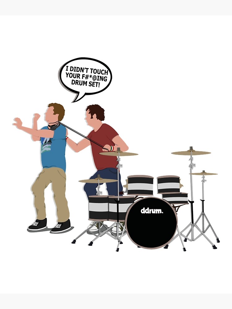"STEP BROTHERS DRUM SET" Poster for Sale by AdmirMehmedi Redbubble