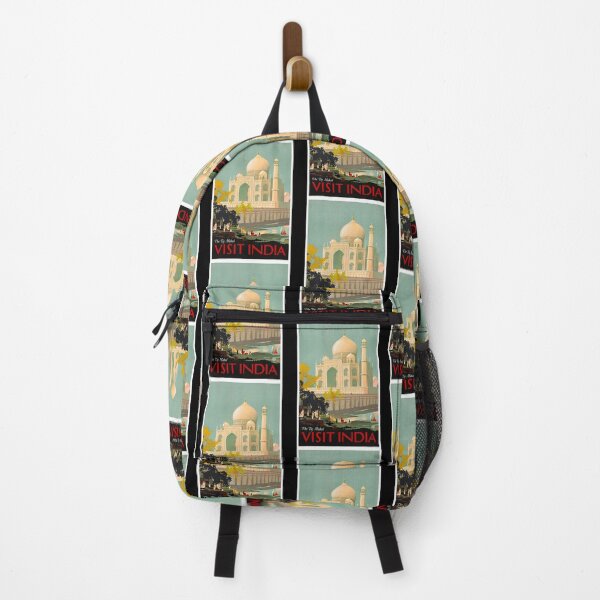 Item preview, Vintage Travel Poster Visit India The Taj Mahal designed and sold by mashowa.