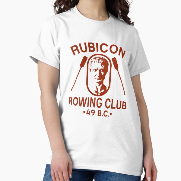 Vista previa del artículo con la obra «Camiseta Rubicon Rowing Club Julius Caesar Funny», diseñado y vendido por GaiusCatullus.