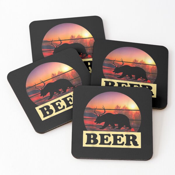 Item preview,  Beer Bear Deer Gift Lovers Drinkers designed and sold by dianev79.