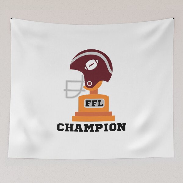 Item preview, FFL Champion (Black Text)- Fantasy Football Champion designed and sold by CaitU.