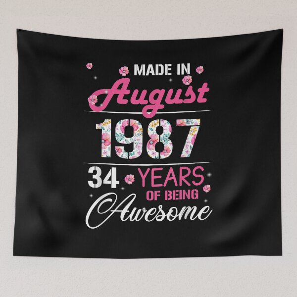 Item preview,  1987 August Girls Birthday Gift Years Made designed and sold by dianev79.