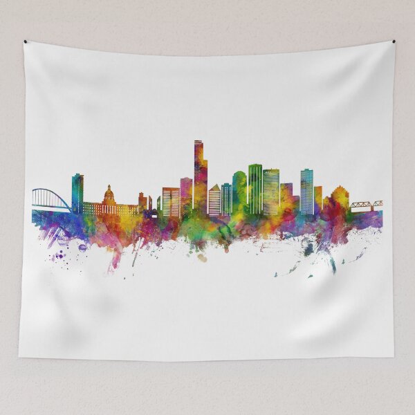 Item preview, Edmonton Canada Skyline designed and sold by ArtPrints.