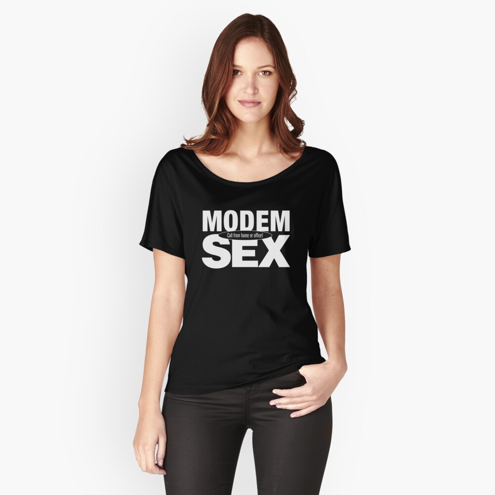 Modem Sex Lightweight Sweatshirt for Sale by cat K. | Redbubble