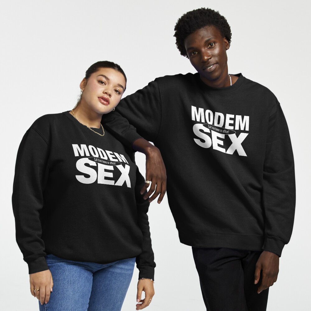 Modem Sex Lightweight Sweatshirt for Sale by cat K. | Redbubble