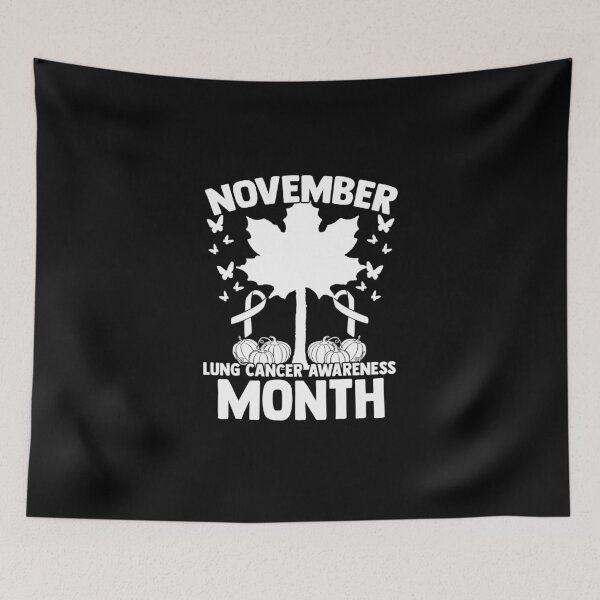 Item preview, November Lung Cancer Awareness Month Autumn Leaves Survivor designed and sold by Nessshirts.
