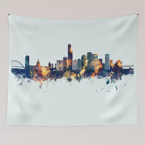 Item preview, Edmonton Canada Skyline designed and sold by ArtPrints.