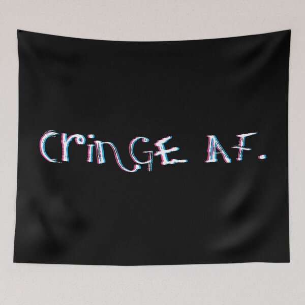 Item preview, The Cringe Is Real - Can Live Without The Awkward Cringy Moments In Our Life - Psychedelic designed and sold by crazycollective.