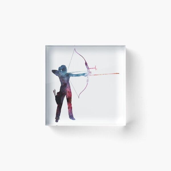 Galaxy Archery vector Acrylic Block