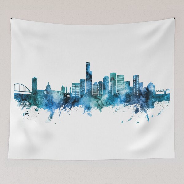 Item preview, Edmonton Canada Skyline designed and sold by ArtPrints.
