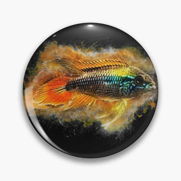 Item preview,  Agassiz dwarf cichlid - Apistogramma agassizii designed and sold by AquariumLutter.