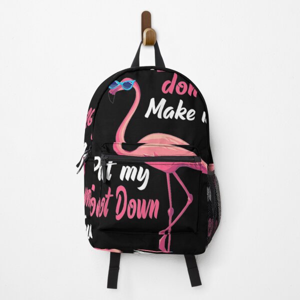 Item preview, Pink Flamingo Don't Make Me Put My Foot Down Halloween designed and sold by TERRYCOXSHOP.