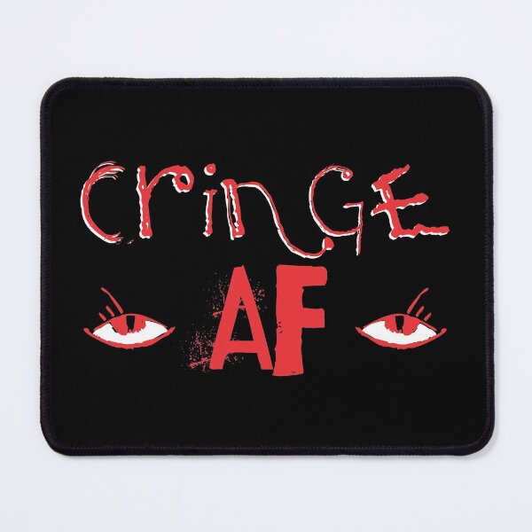 Item preview, The Cringe Is Real - Can Live Without The Awkward Cringy Moments In Our Life - Red designed and sold by crazycollective.
