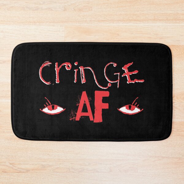 Item preview, The Cringe Is Real - Can Live Without The Awkward Cringy Moments In Our Life - Red designed and sold by crazycollective.