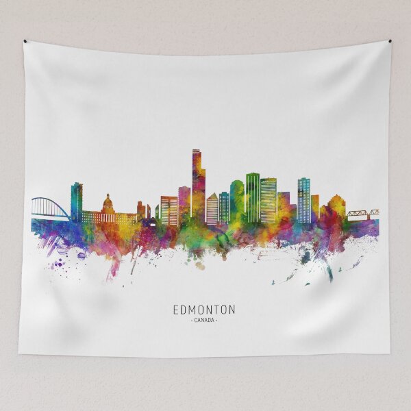 Item preview, Edmonton Canada Skyline designed and sold by ArtPrints.
