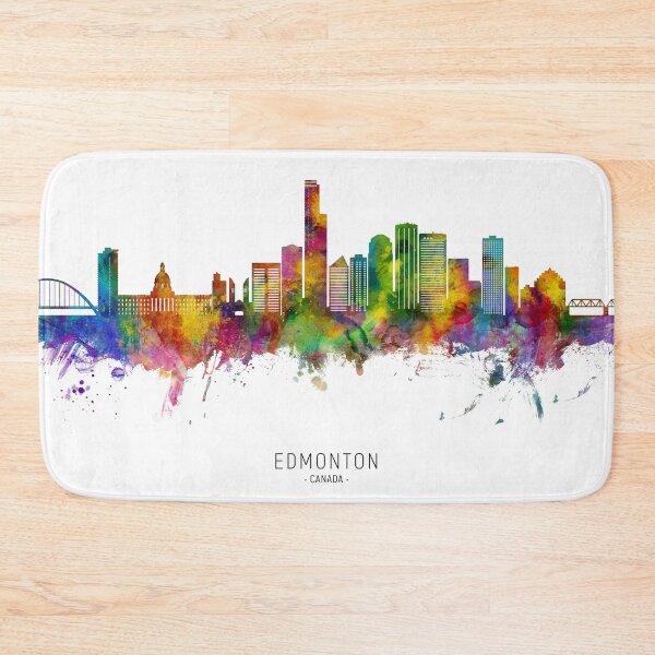 Item preview, Edmonton Canada Skyline designed and sold by ArtPrints.