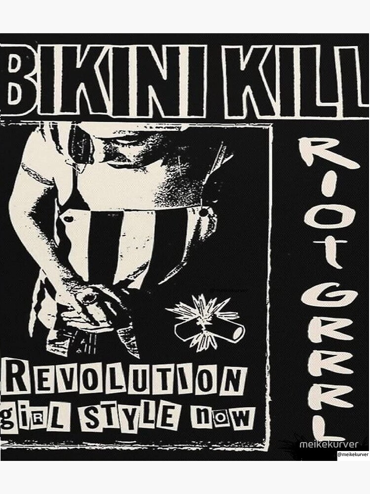 bikini kill riot grrrl poster